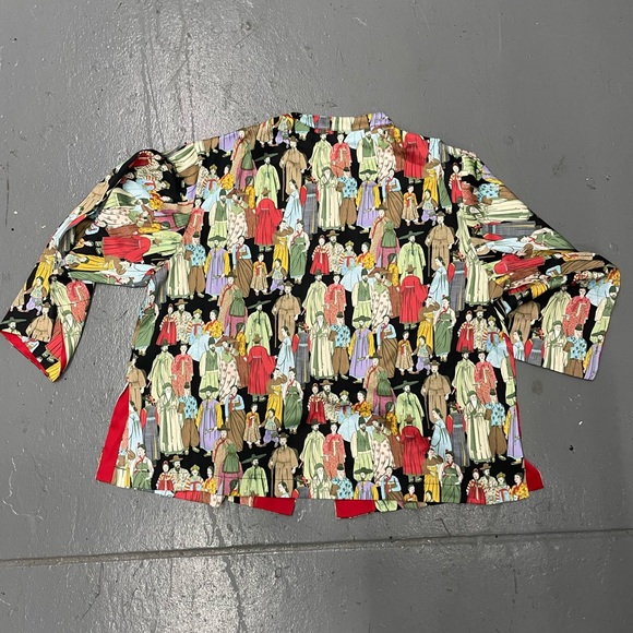 Natori NWOT Satin Button Down Shirt - Picture 7 of 16